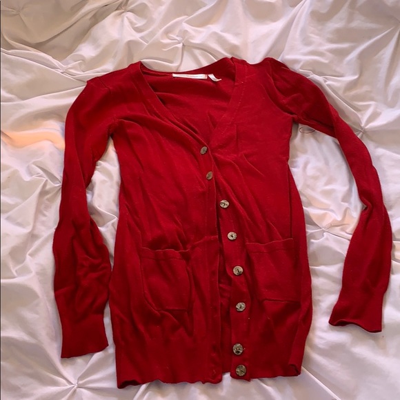 A red cardigan - Picture 1 of 1